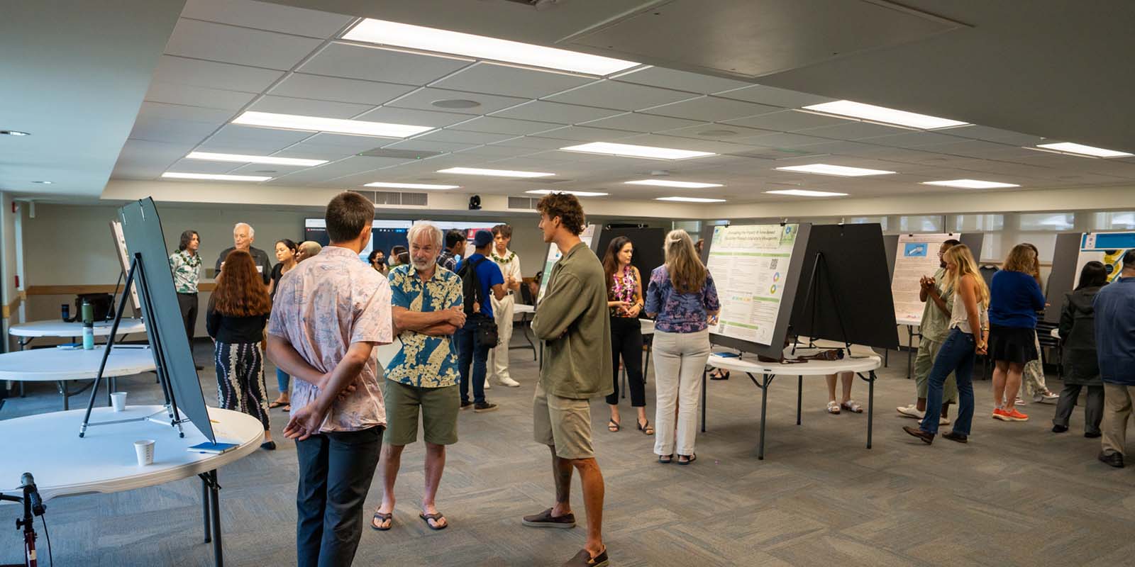 Chaminade students presented their studies during the Summer Research Institute Symposium.