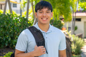 Kameron Arizumi looks forward to starting his college journey at Chaminade.