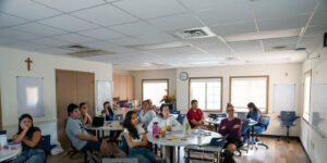 Sixteen day undergraduate students majoring in Elementary Education attending the four-series workshop developed by Picture-Perfect STEM.