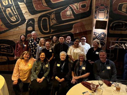 Fourteen alumni showed their true Silversword blue when they attended a Seattle Reunion on Sept. 26 at Ivar's Salmon House on Lake Union.
