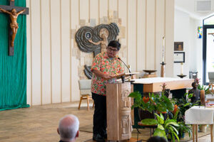 Dr. Dustyn Ragasa praised Dr. Therese Lysault for her unwavering commitment to help the poor and ill.