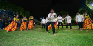 The Filipino Club was one of five student clubs that performed at the Pacific Island Review.